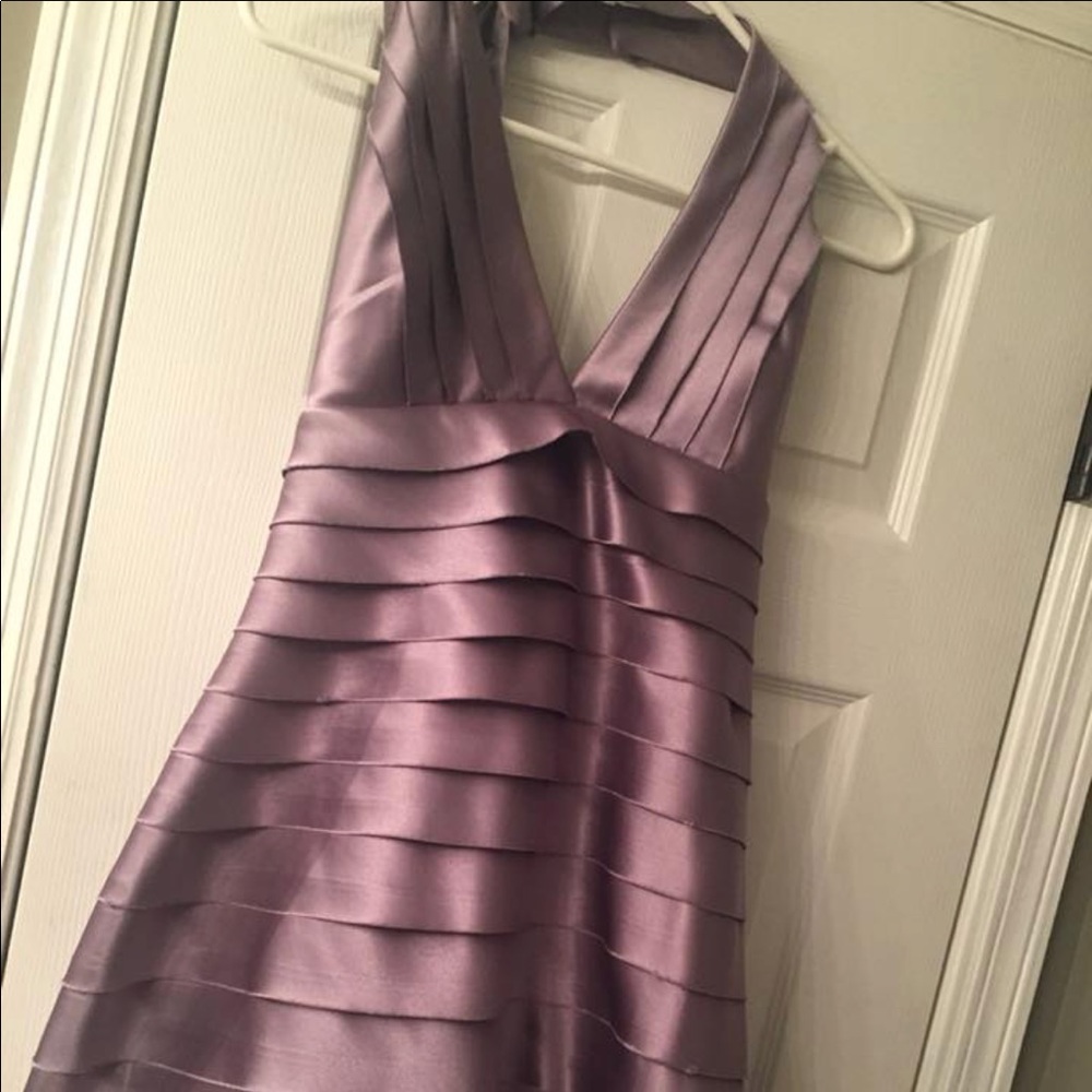 BCBG Metallic Lavender dress